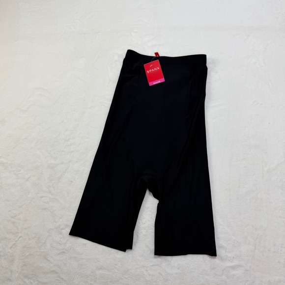 SPANX Black High-Waisted Shaping Shorts with Leg Coverage S P - Picture 5 of 5